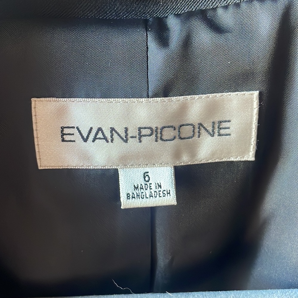 EVAN-PICONE Black Button-Up Blazer for Women in Women’s Size 6 - Picture 7 of 7